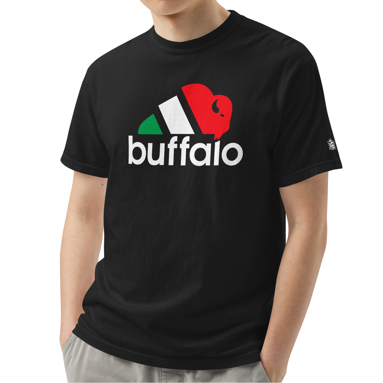 Black (100% ringspun cotton)