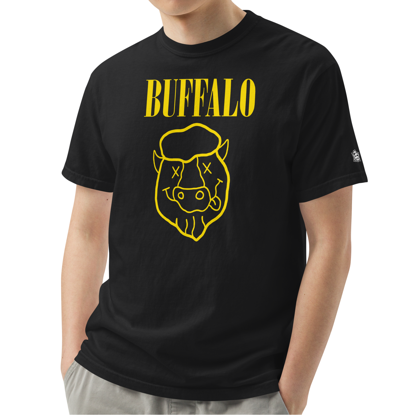 Black (100% ringspun cotton)