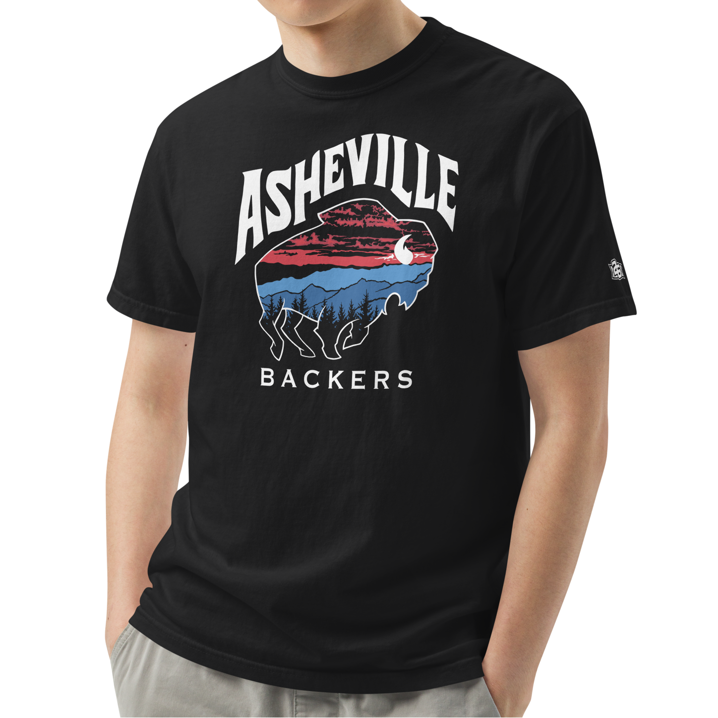 Black (100% ringspun cotton)