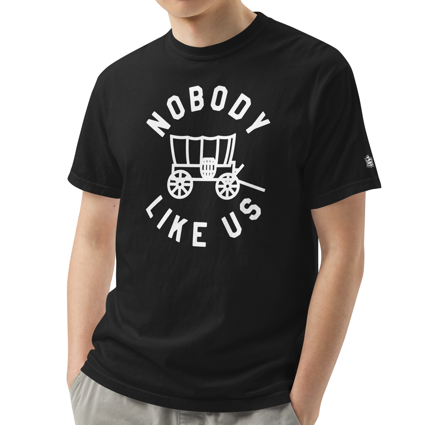 Black (100% ringspun cotton)