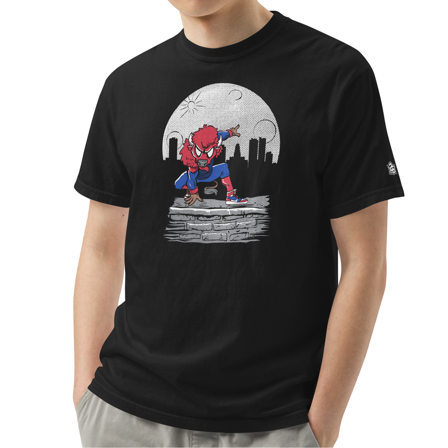 Black (100% ringspun cotton)