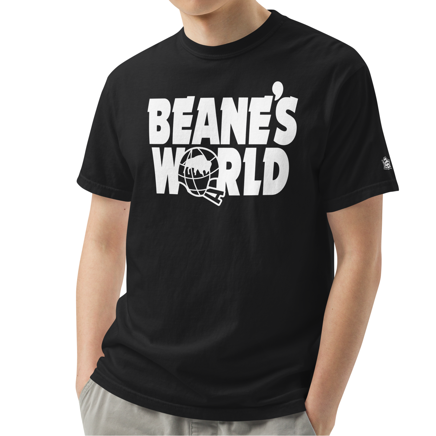 Black (100% ringspun cotton)