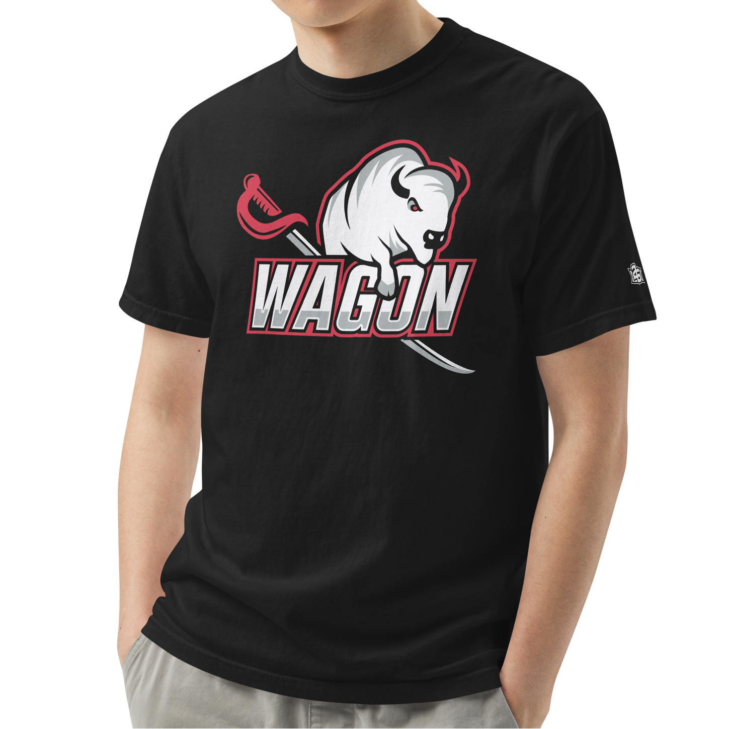 Black (100% ringspun cotton)