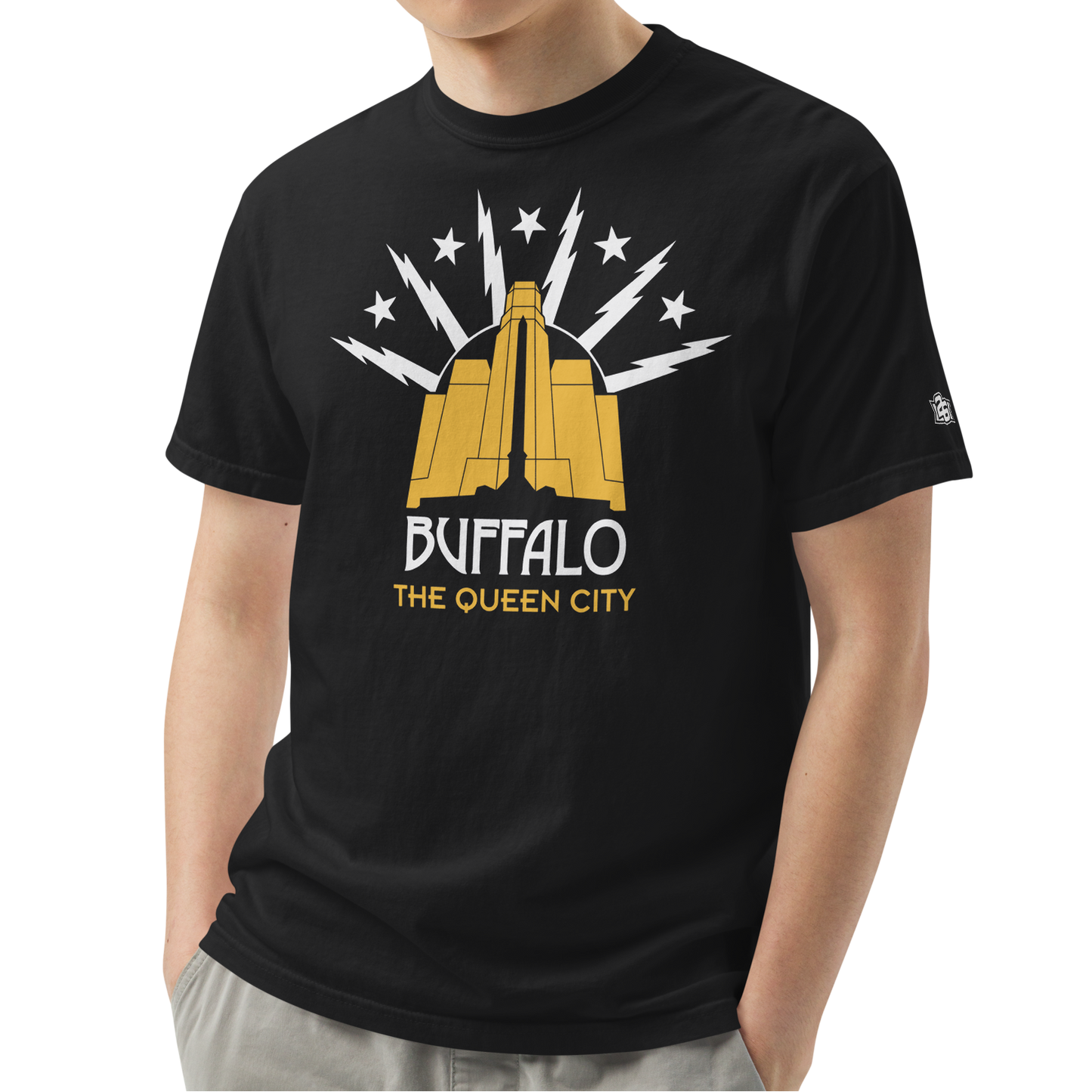 Black (100% ringspun cotton)