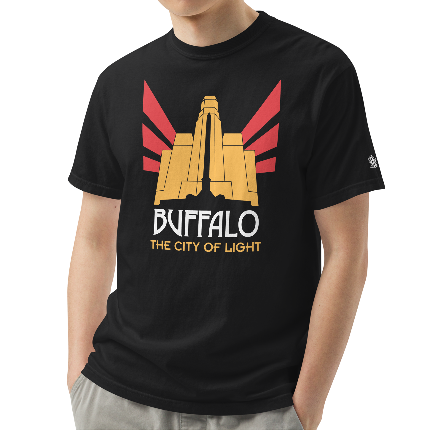 Black (100% ringspun cotton)