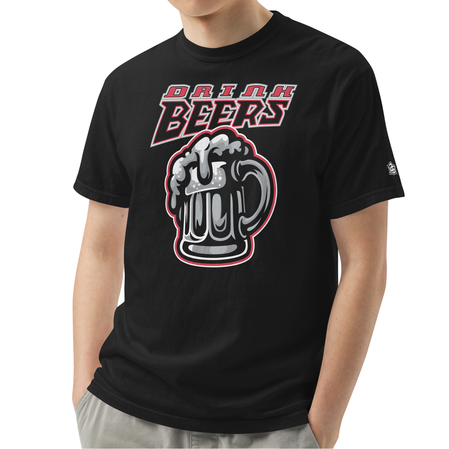 Black (100% ringspun cotton)