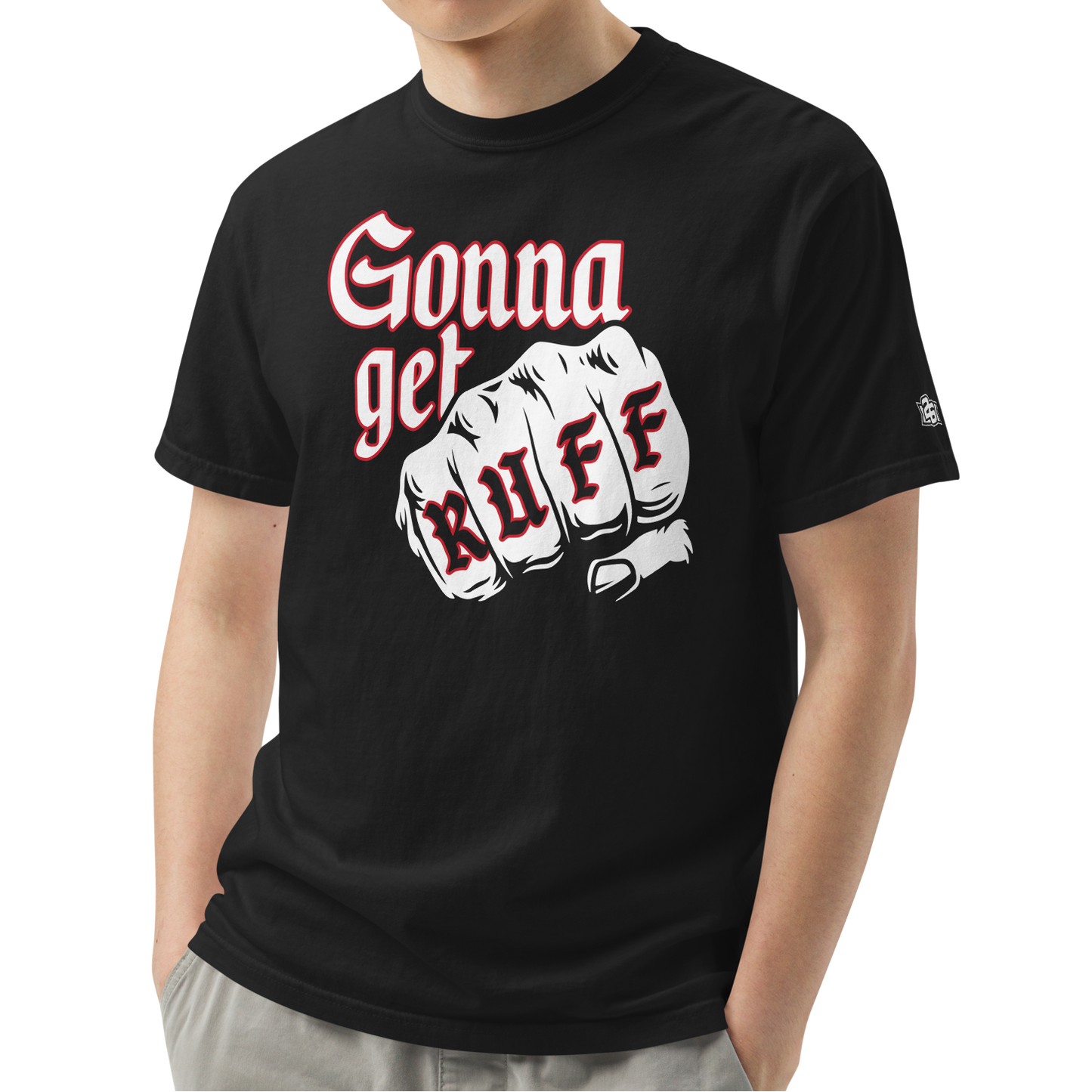 Black (100% ringspun cotton)