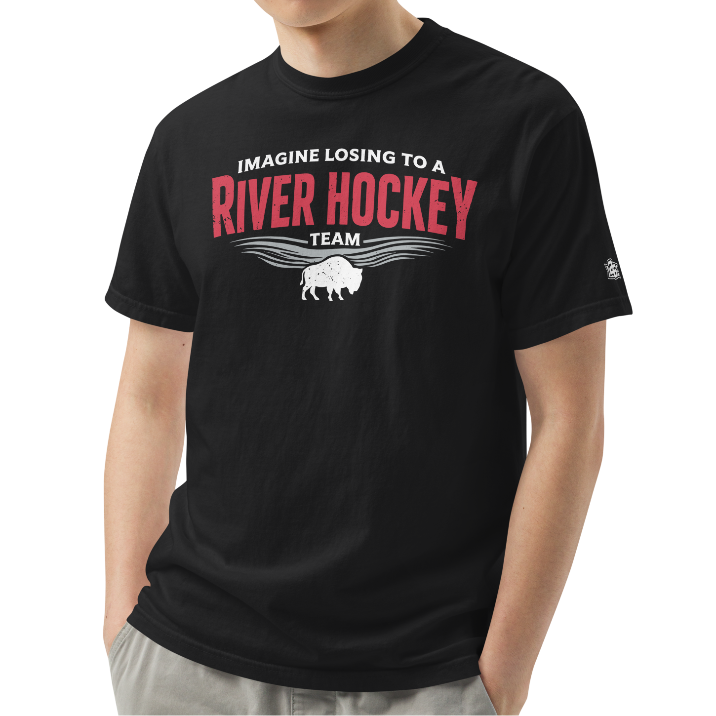 Black (100% ringspun cotton)