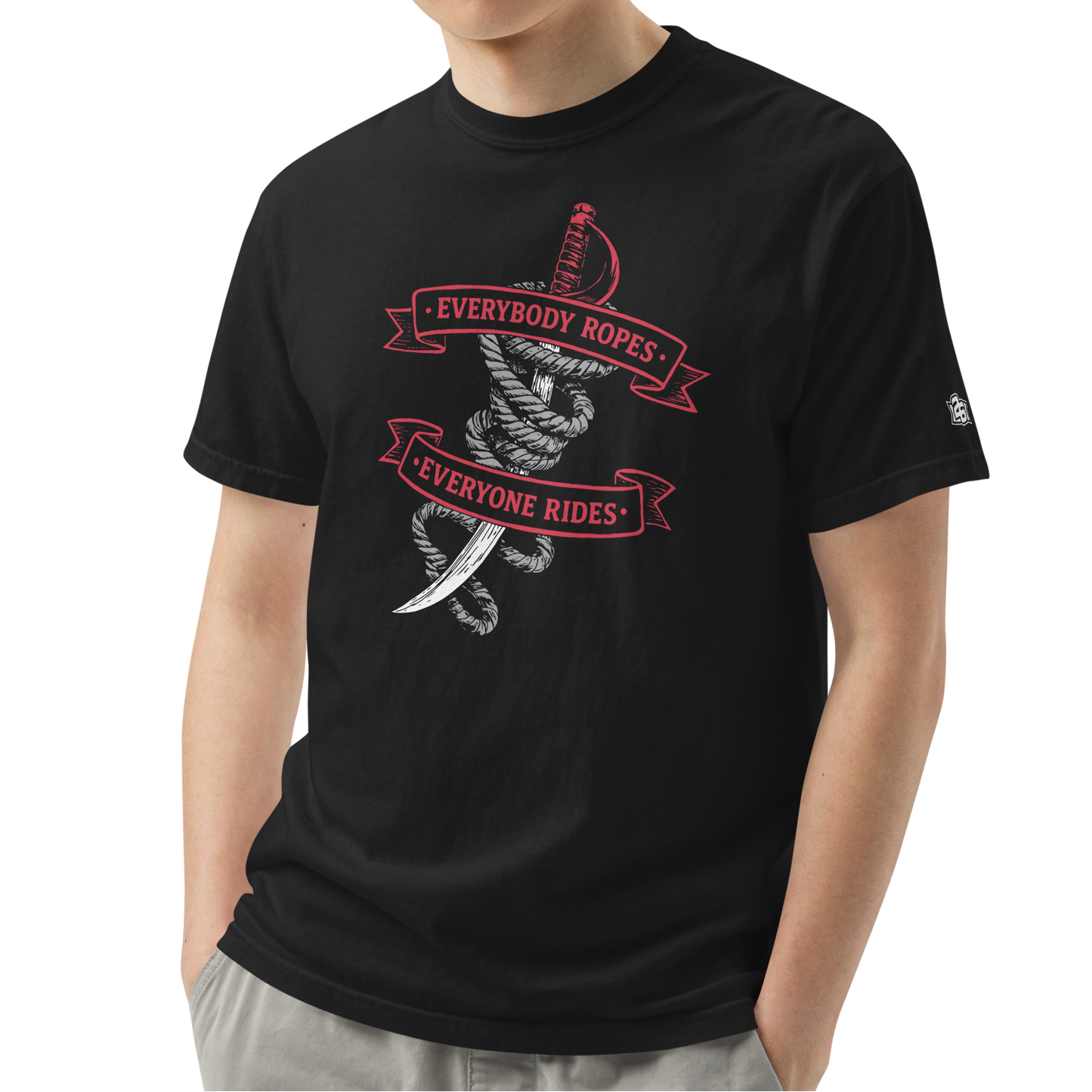 Black (100% ringspun cotton)