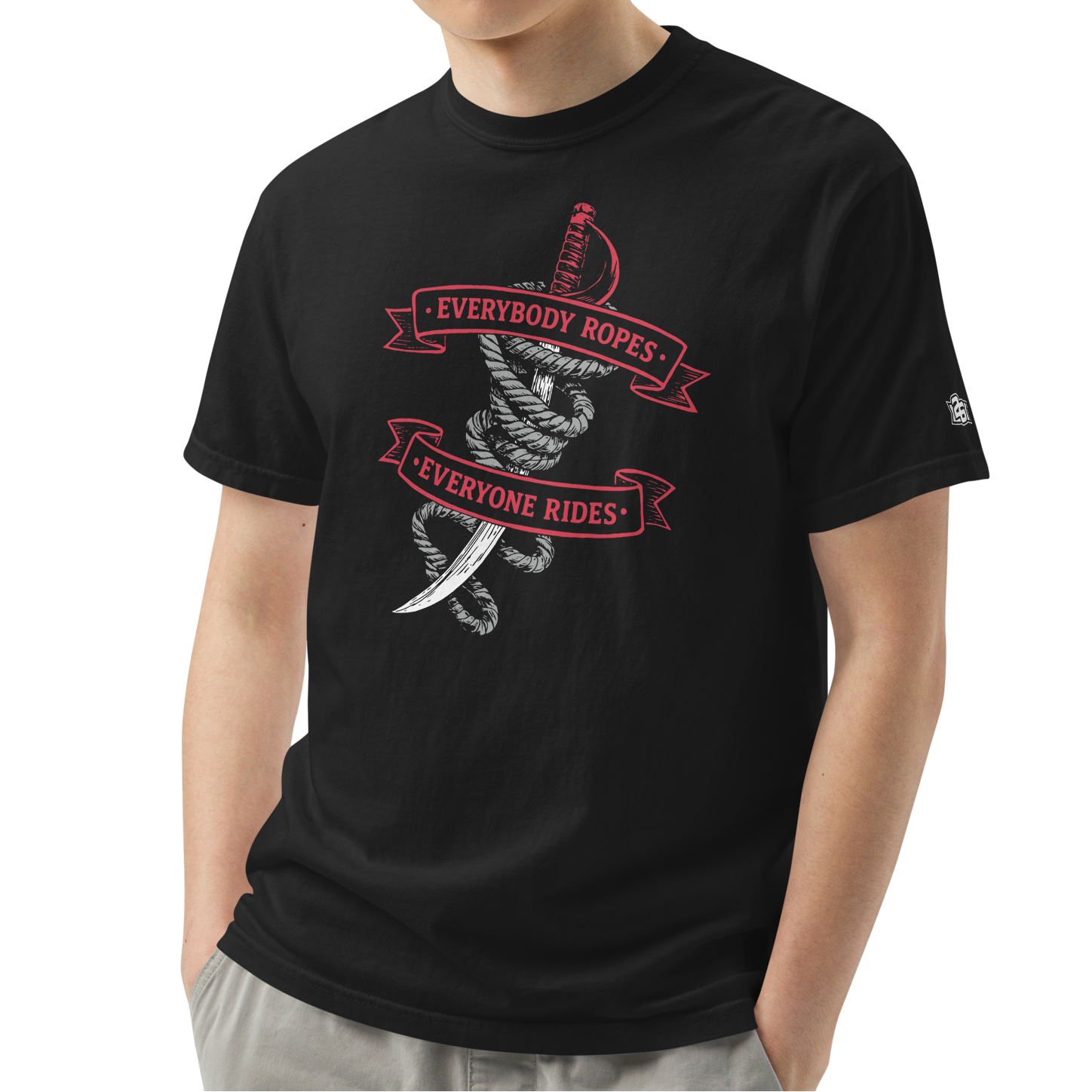 Black (100% ringspun cotton)
