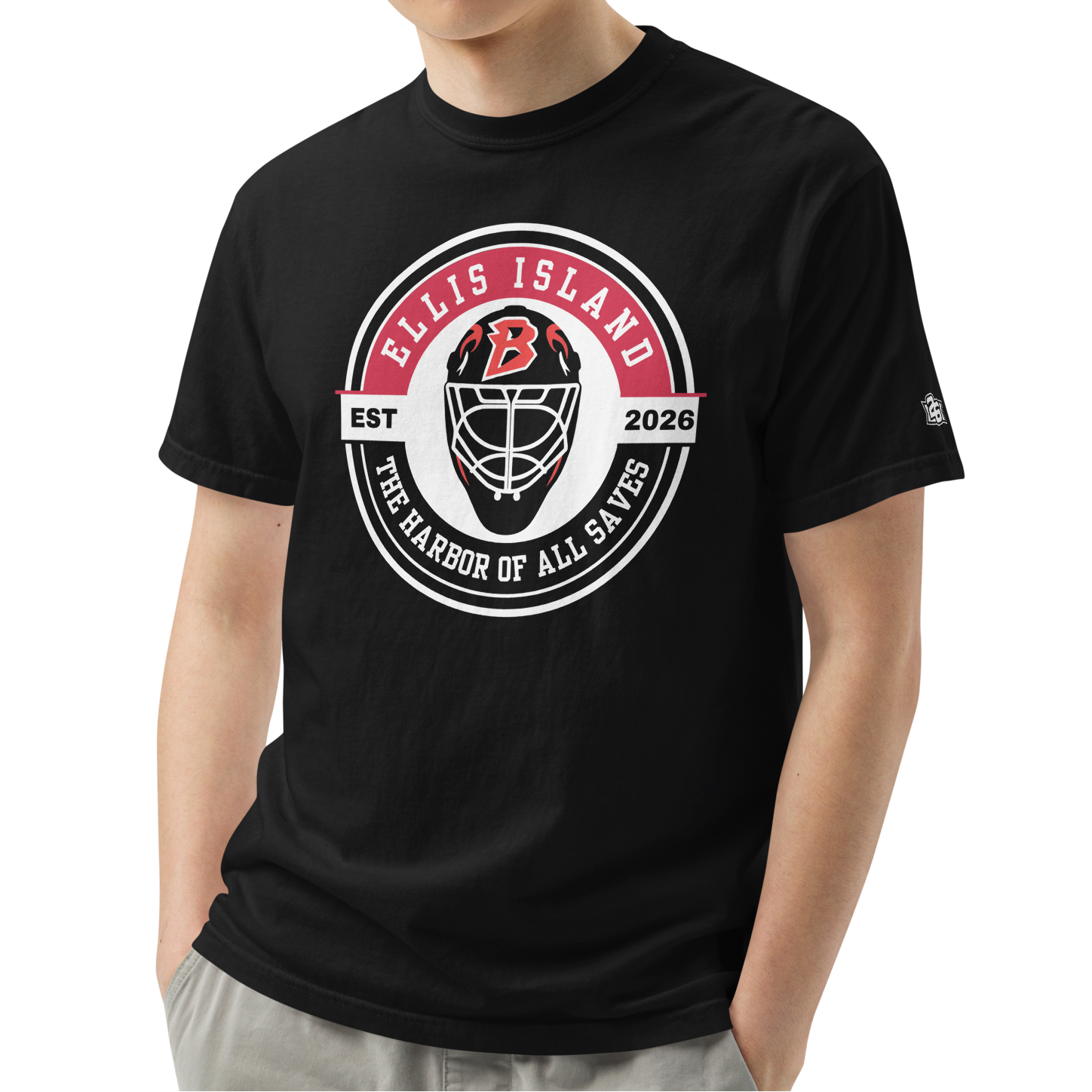 Black (100% ringspun cotton)