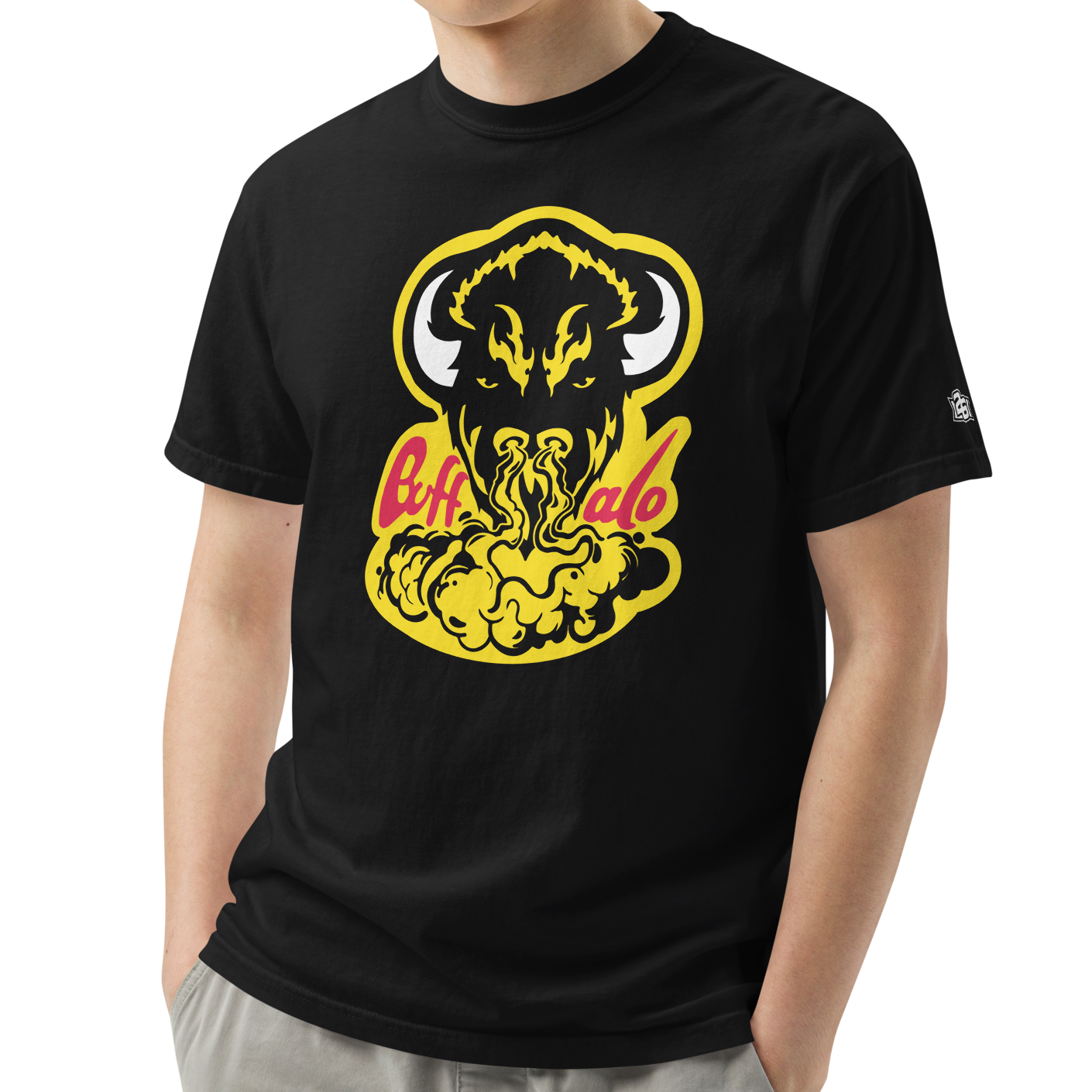 Black (100% ringspun cotton)