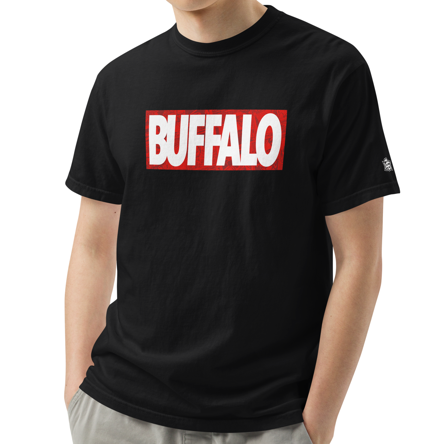 Black (100% ringspun cotton)