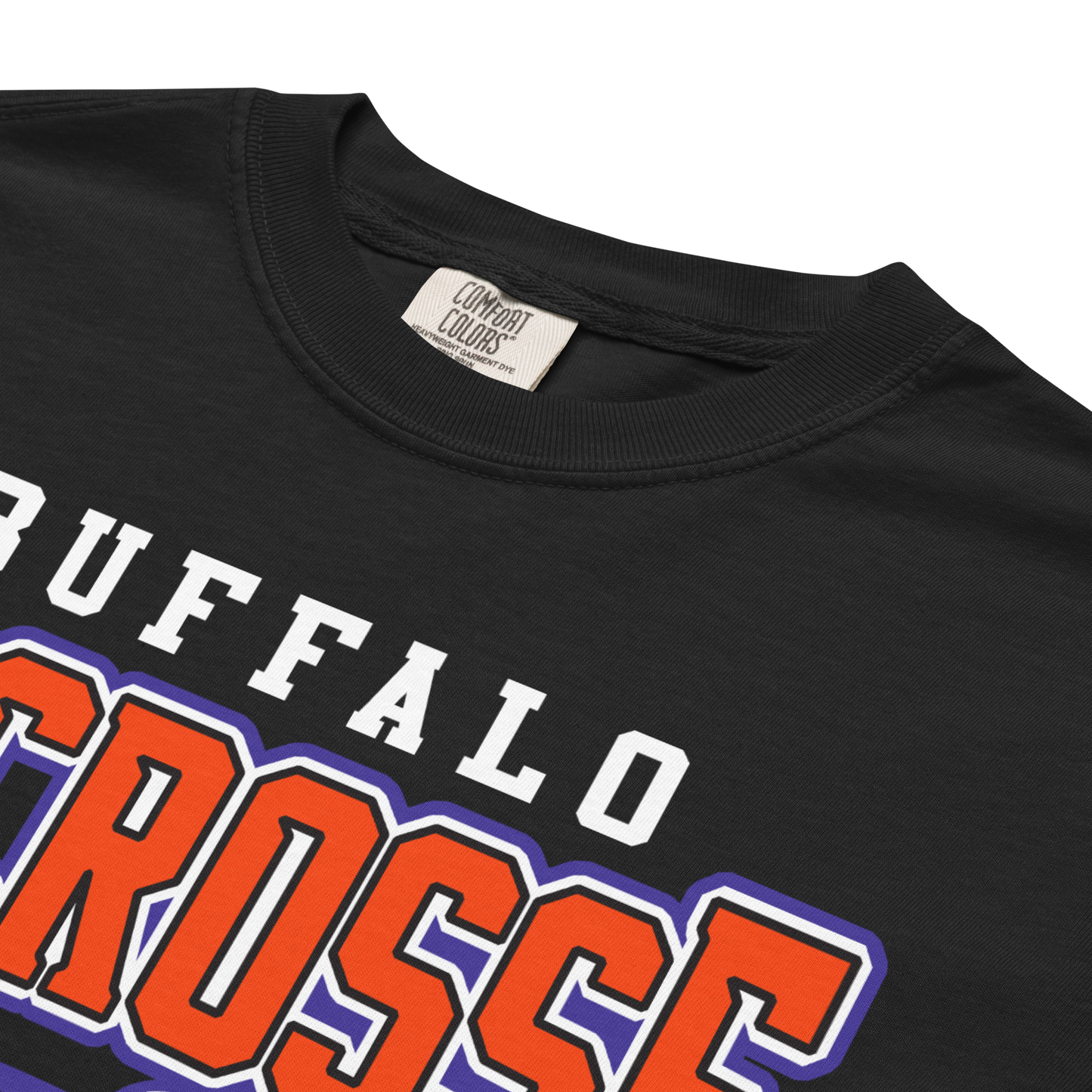 "Buffalo Lacrosse" Premium Garment-Dyed Heavyweight T-Shirt