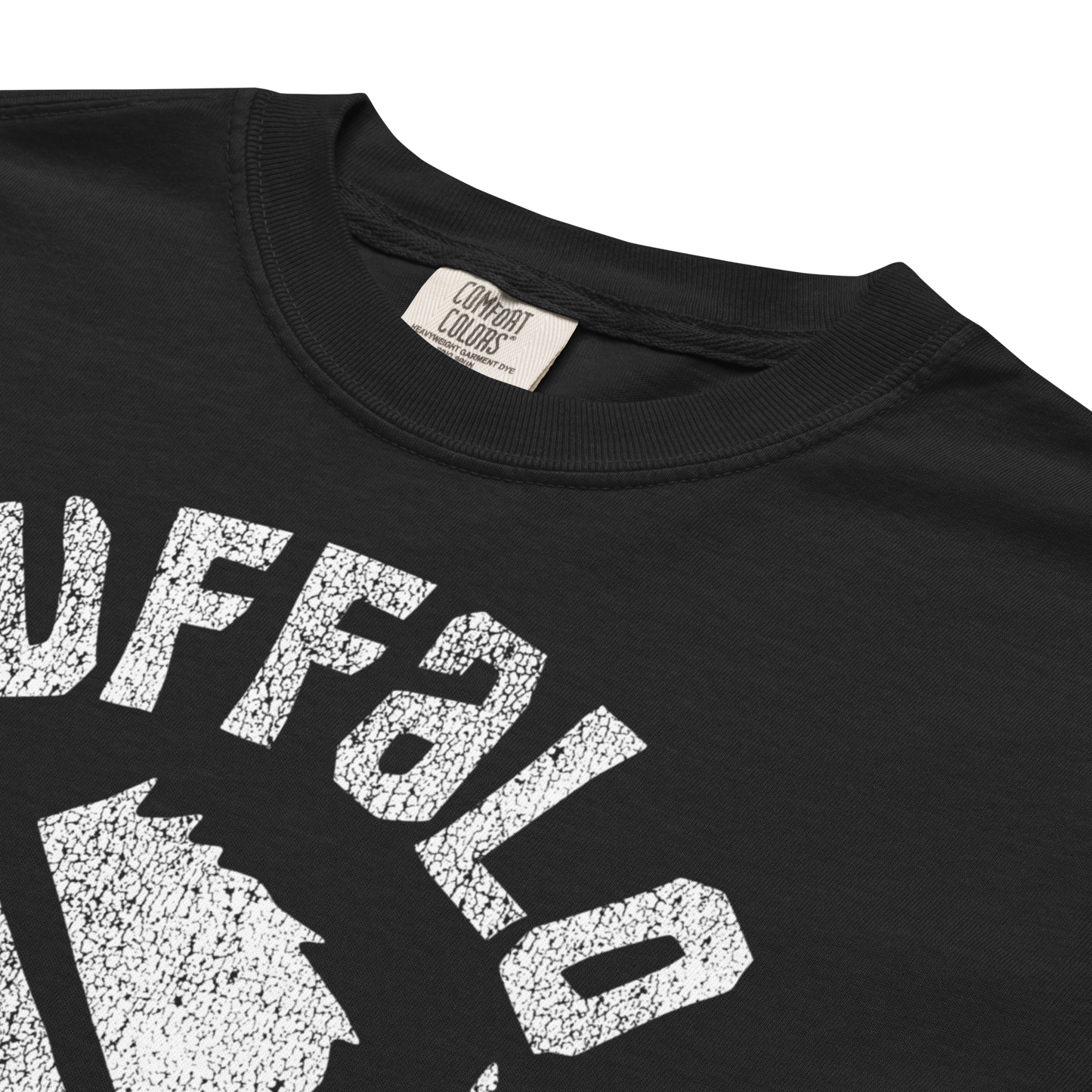 "Buffalo Never Says Die" Premium Garment-Dyed Heavyweight T-Shirt