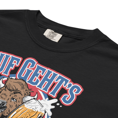 "Auf Geht's Buffalo" Premium Garment-Dyed Heavyweight T-Shirt