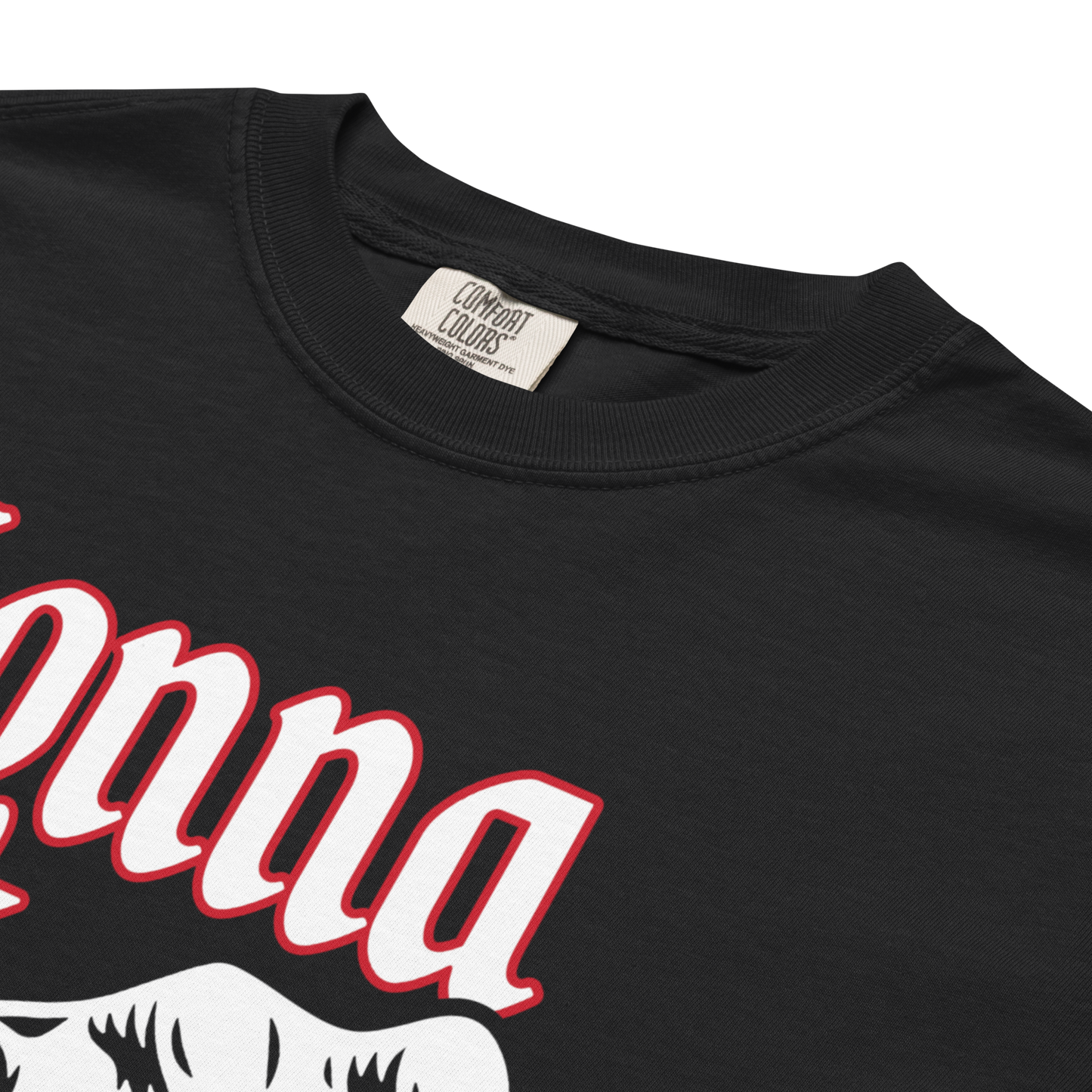 "Gonna Get Ruff" (Black and Red) Premium Garment-Dyed Heavyweight T-Shirt