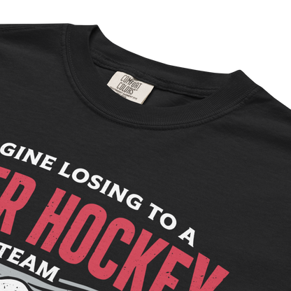 "River Hockey Team" Premium Garment-Dyed Heavyweight T-Shirt (multiple color options)