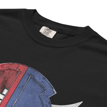 "Football & Buffalo" Premium Garment-Dyed Heavyweight T-Shirt