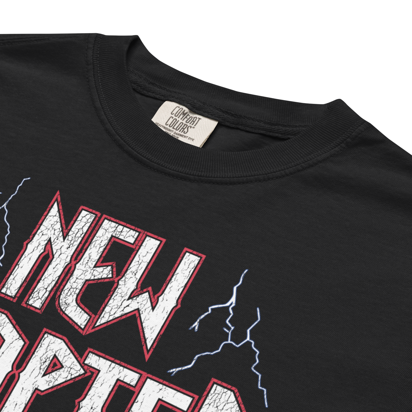 "New Chapter" Premium Garment-Dyed Heavyweight T-Shirt (two-sided print)