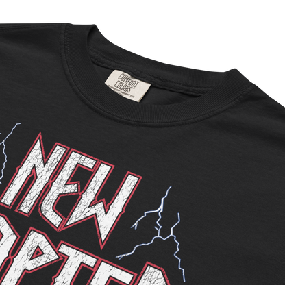 "New Chapter" Premium Garment-Dyed Heavyweight T-Shirt (two-sided print)