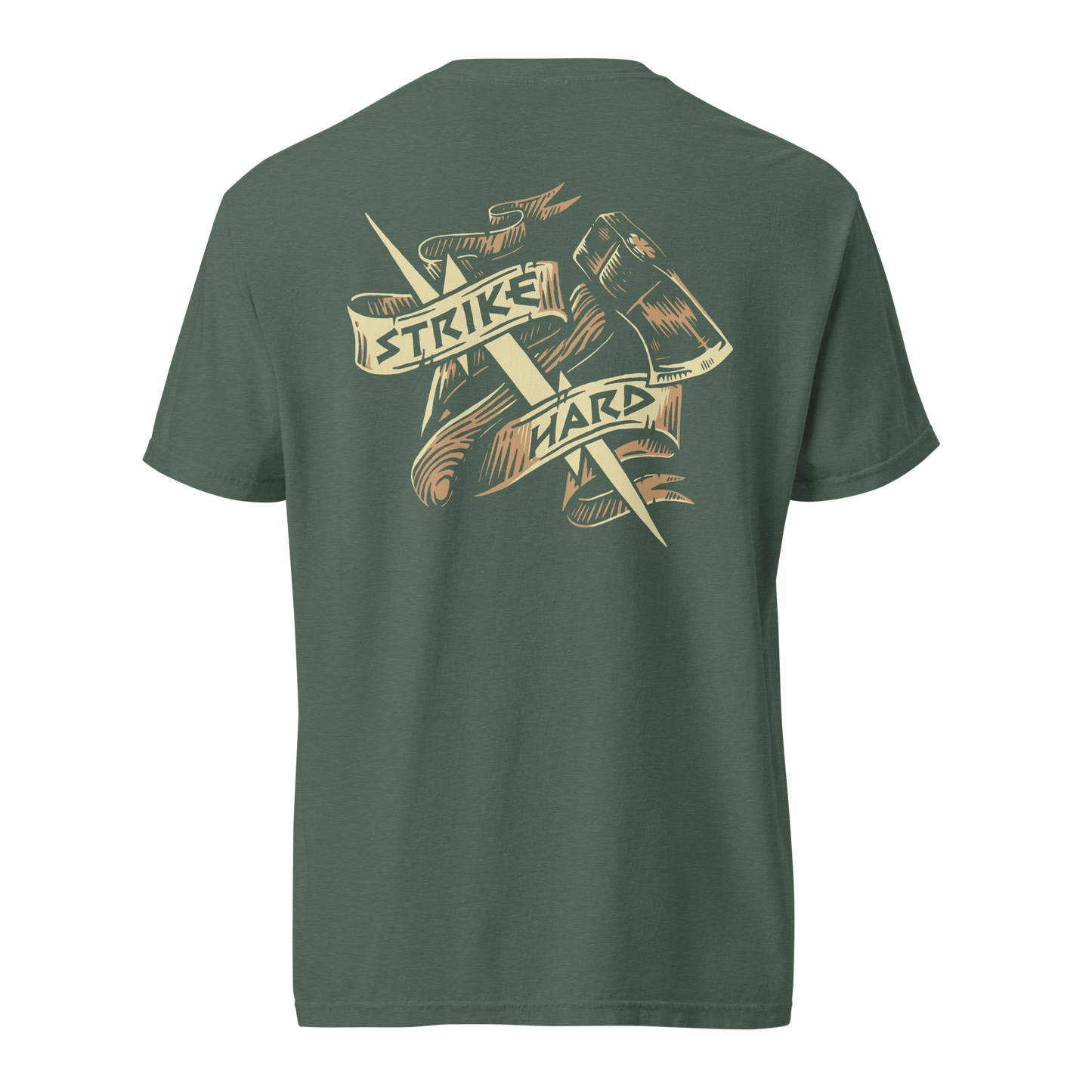 Back, Blue Spruce (100% ringspun cotton)