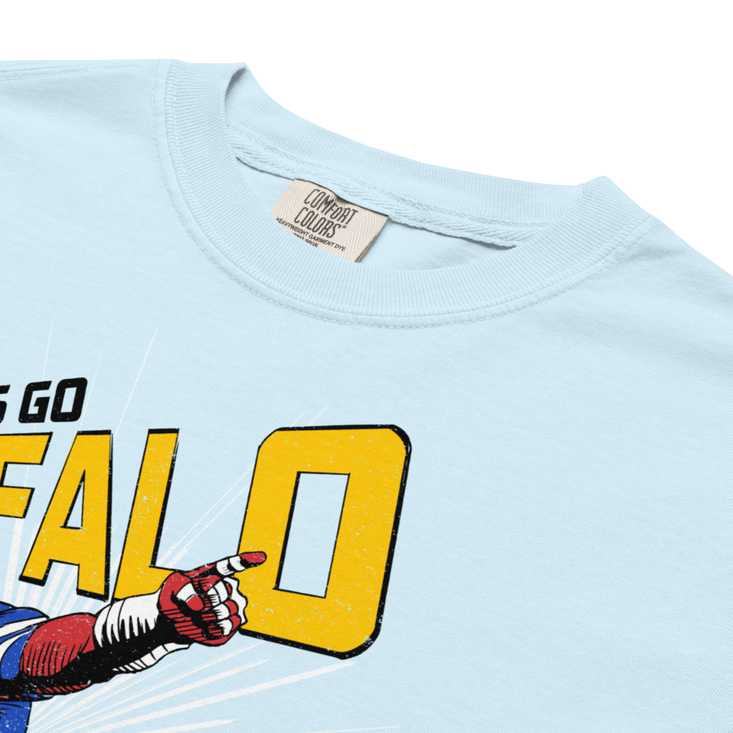 "Buffalo Comic" Premium Garment-Dyed Heavyweight T-Shirt