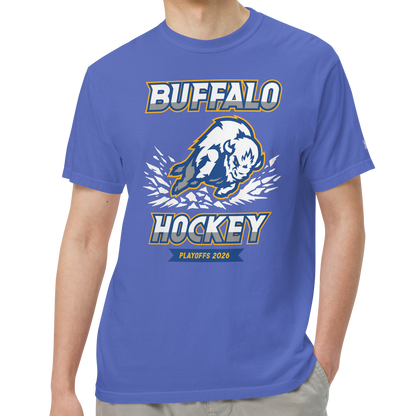 Flo Blue (100% ringspun cotton)