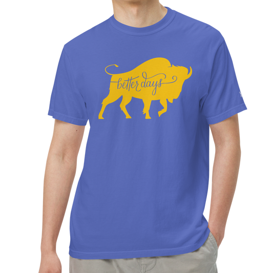 Flo Blue (100% ringspun cotton)