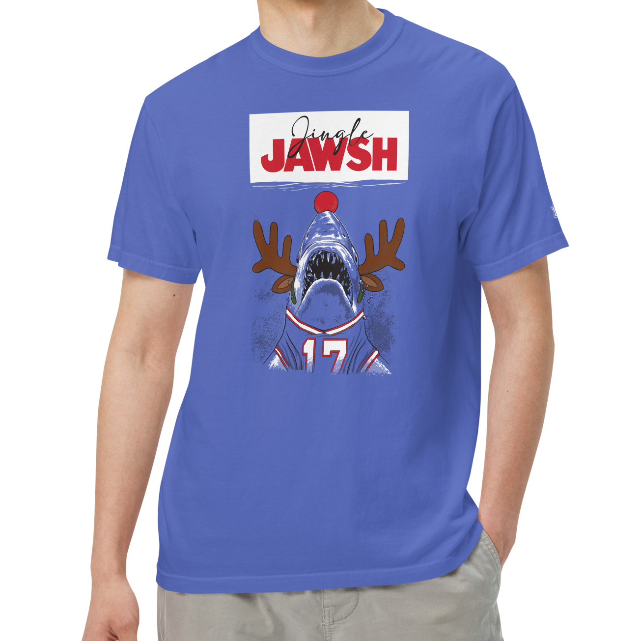 Flo Blue (100% ringspun cotton)