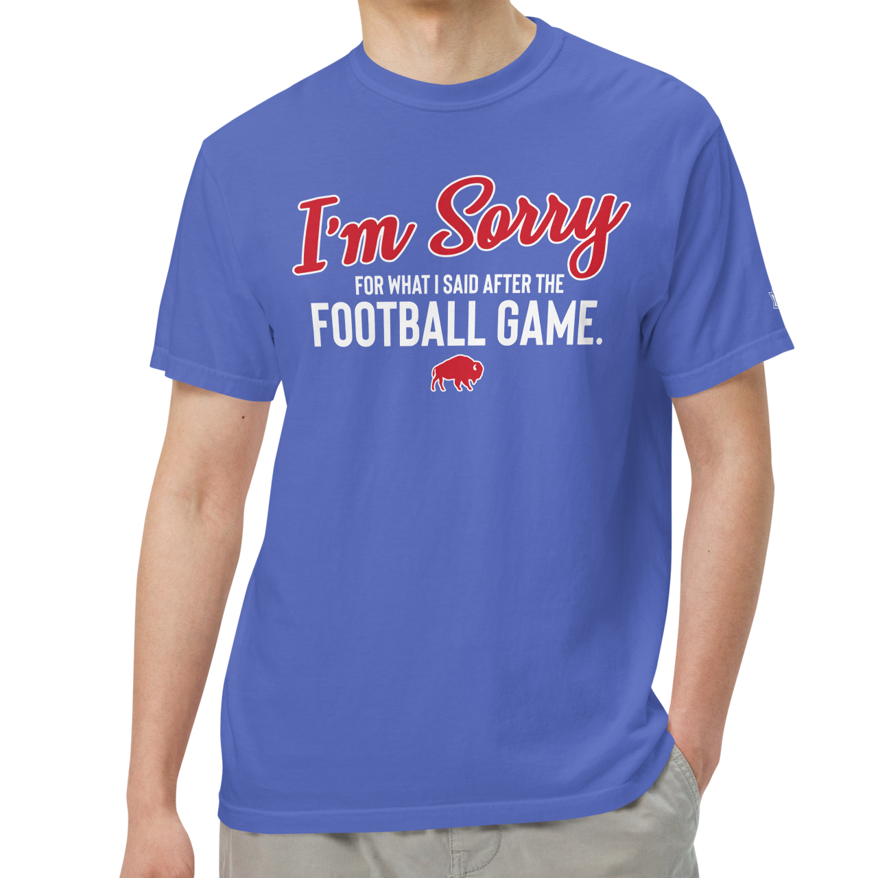 Flo Blue (100% ringspun cotton)