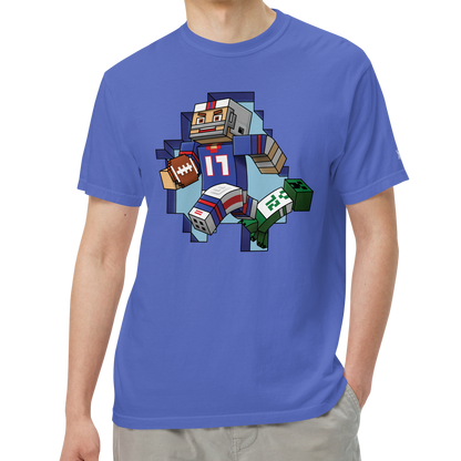 Flo Blue (100% ringspun cotton)