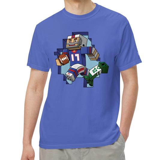 Flo Blue (100% ringspun cotton)