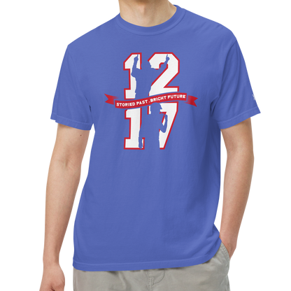Flo Blue (100% ringspun cotton)