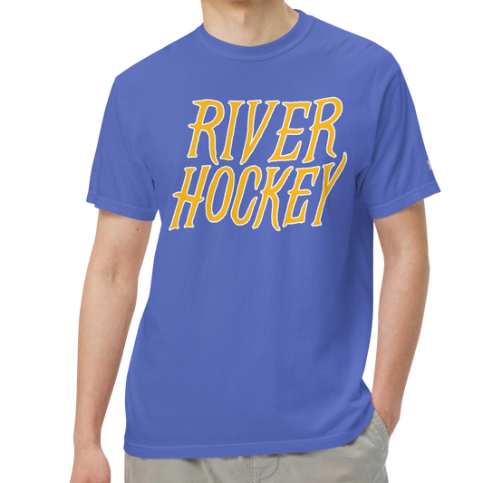 Flo Blue (100% ringspun cotton)