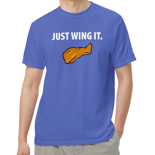 Flo Blue (100% ringspun cotton)