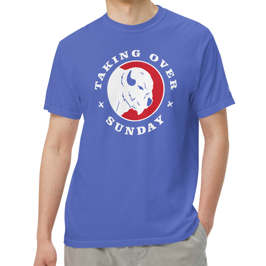 Flo Blue (100% ringspun cotton)