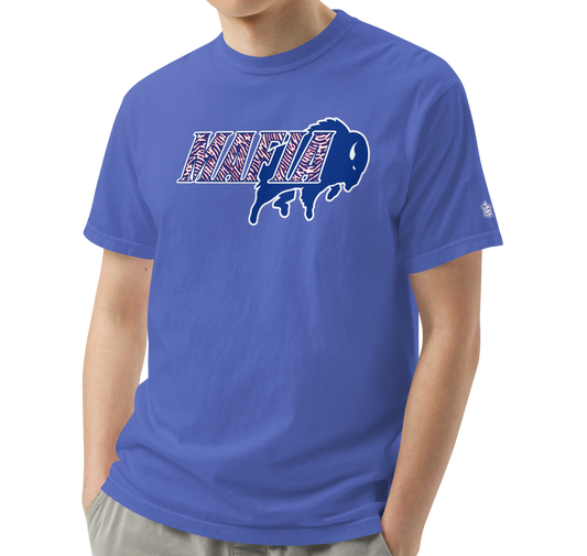 Flo Blue (100% ringspun cotton)