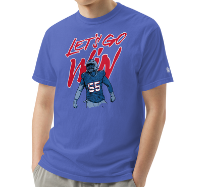 Flo Blue (100% ringspun cotton)