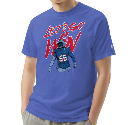 Flo Blue (100% ringspun cotton)