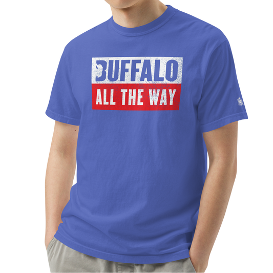 Flo Blue (100% ringspun cotton)