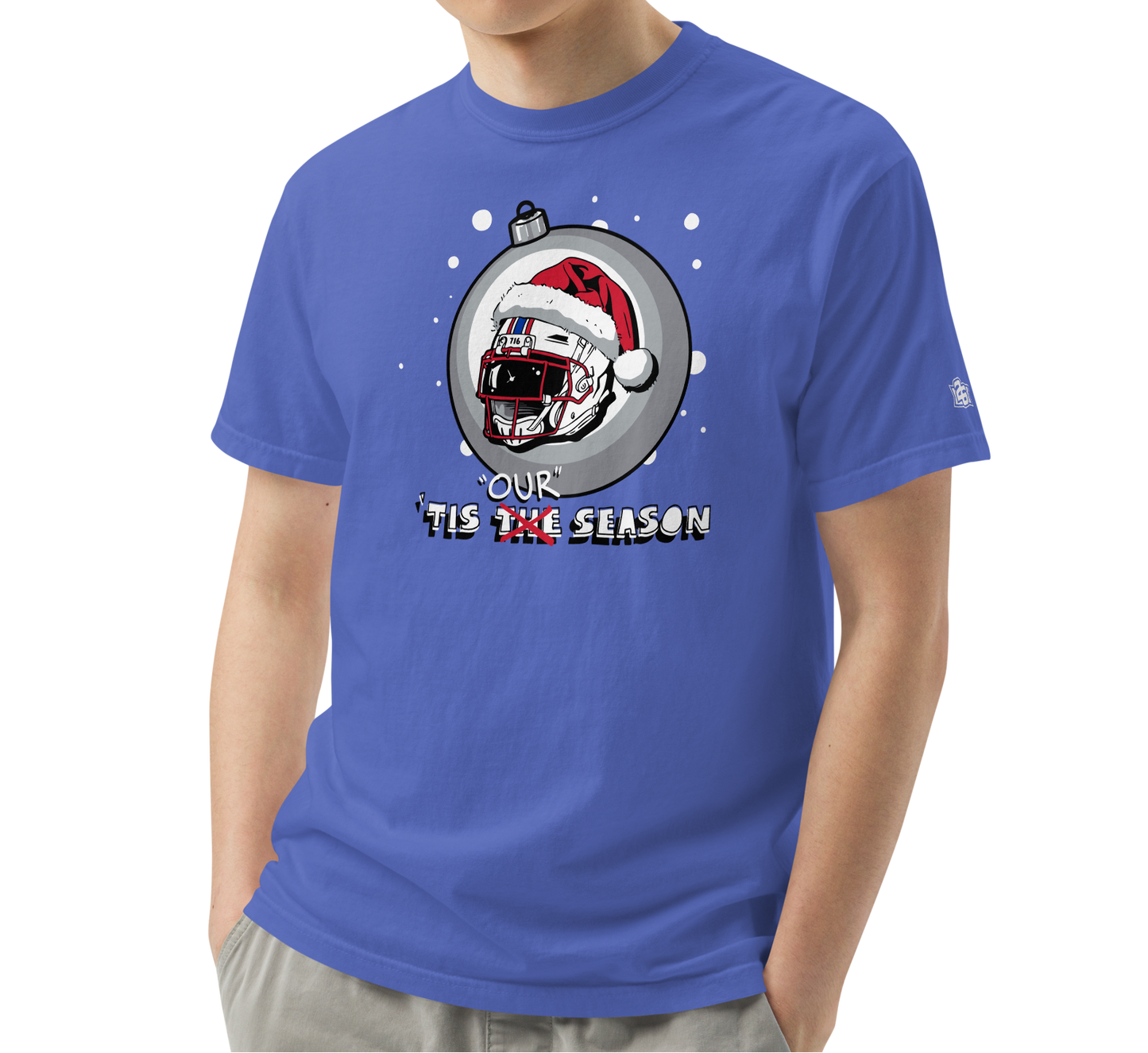 Flo Blue (100% ringspun cotton)