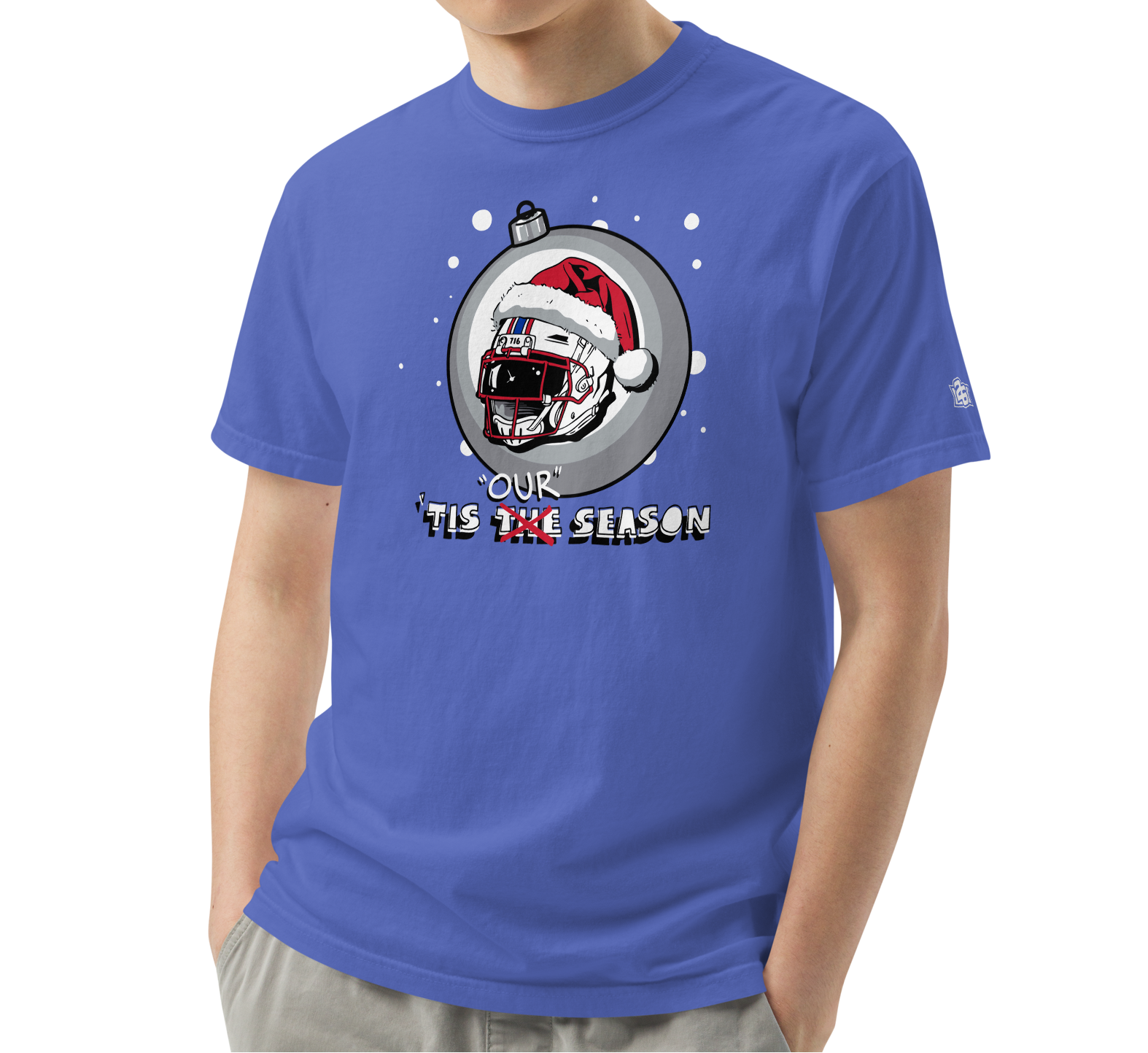 Flo Blue (100% ringspun cotton)