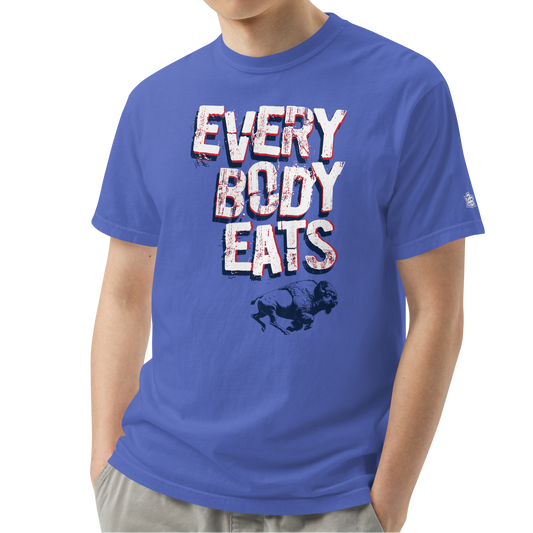 Flo Blue (100% ringspun cotton)