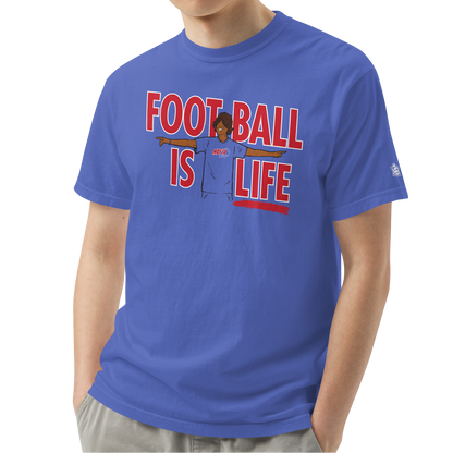 Flo Blue (100% ringspun cotton)