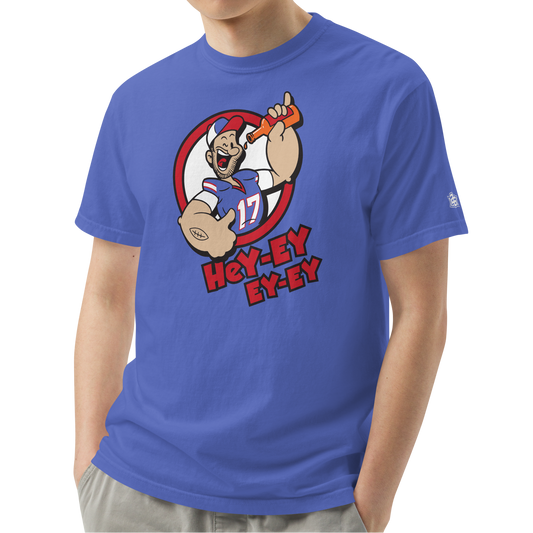 Flo Blue (100% ringspun cotton)