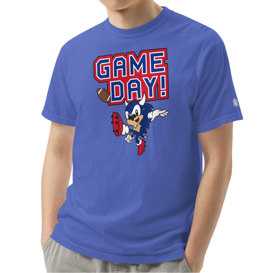 Flo Blue (100% ringspun cotton)