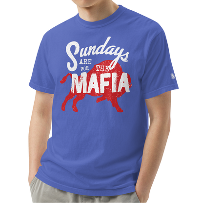 Flo Blue (100% ringspun cotton)