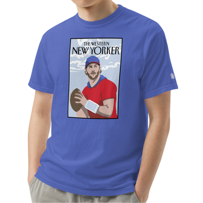 Flo Blue (100% ringspun cotton)