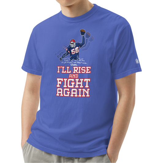 Flo Blue (100% ringspun cotton)